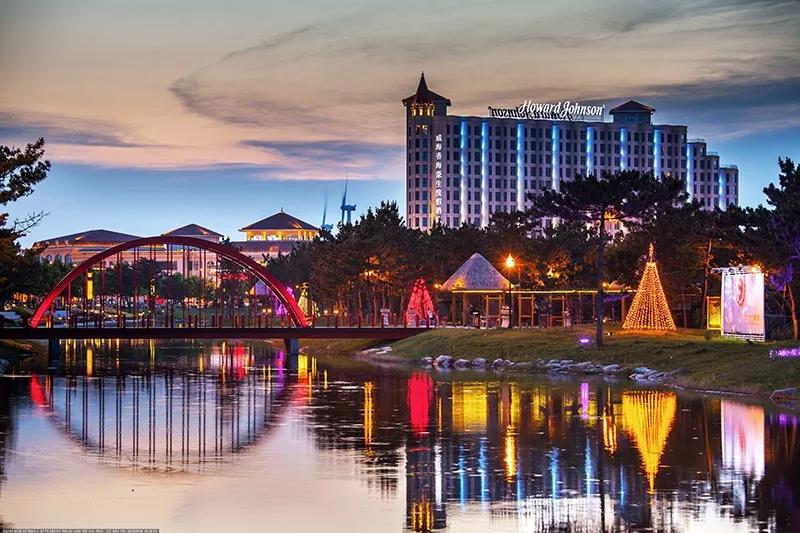 那香海景區的亱晚--流光溢綵(cai) 美輪美奐