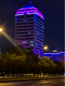 威海(hai)衞生大(da)廈亱景亮化